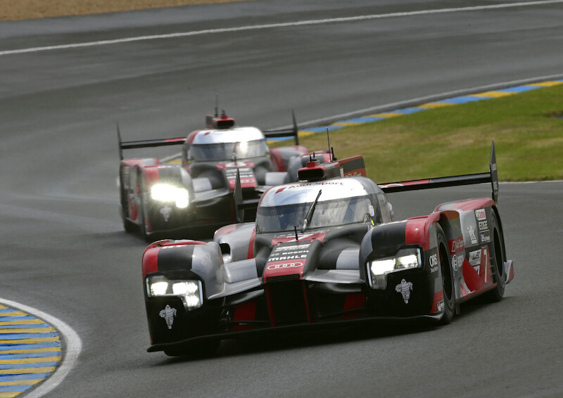​​Audi zajmuje trzecie i czwarte miejsce w wyścigu 24h w Le Mans