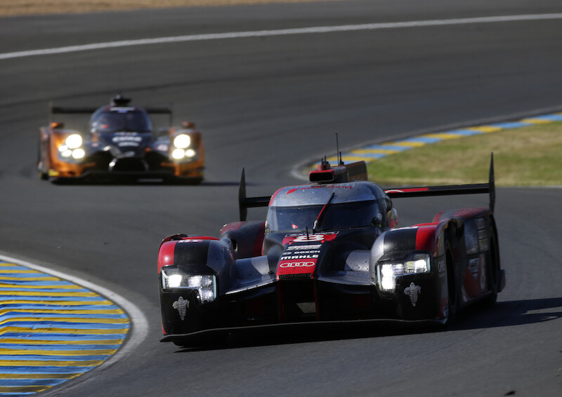 ​​Audi zajmuje trzecie i czwarte miejsce w wyścigu 24h w Le Mans