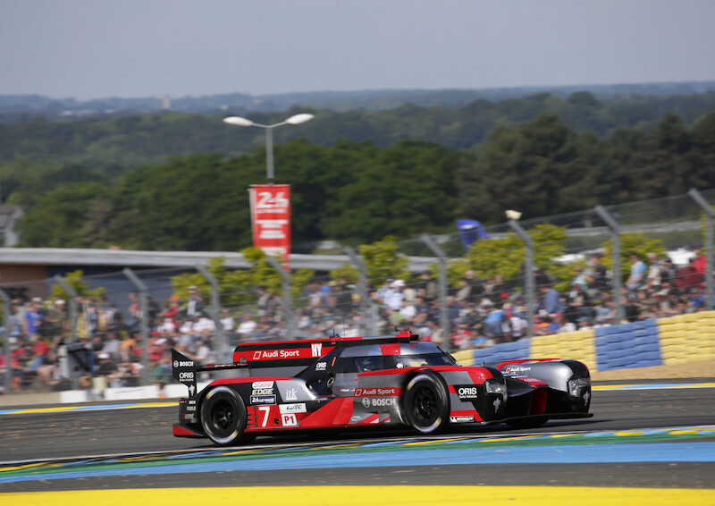 ​​Audi zajmuje trzecie i czwarte miejsce w wyścigu 24h w Le Mans