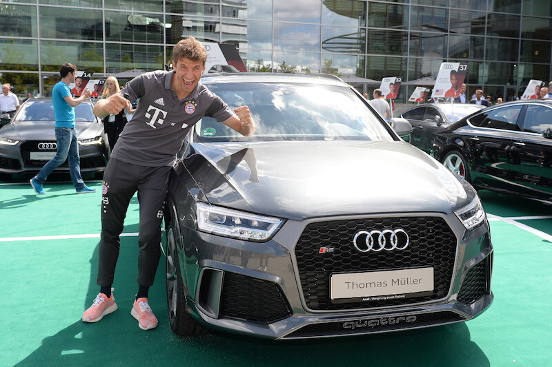 Robert Lewandowski i FC Bayern rozpoczynają nowy sezon za kierownicami Audi