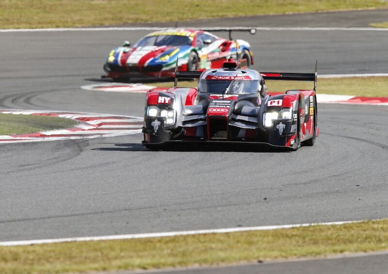 Audi, po zaciętej walce, na drugim miejscu wyścigu WEC w Fuji