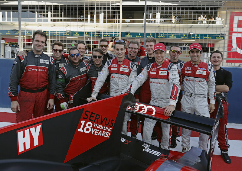 Audi żegna serię wyścigów FIA WEC podwójnym zwycięstwem