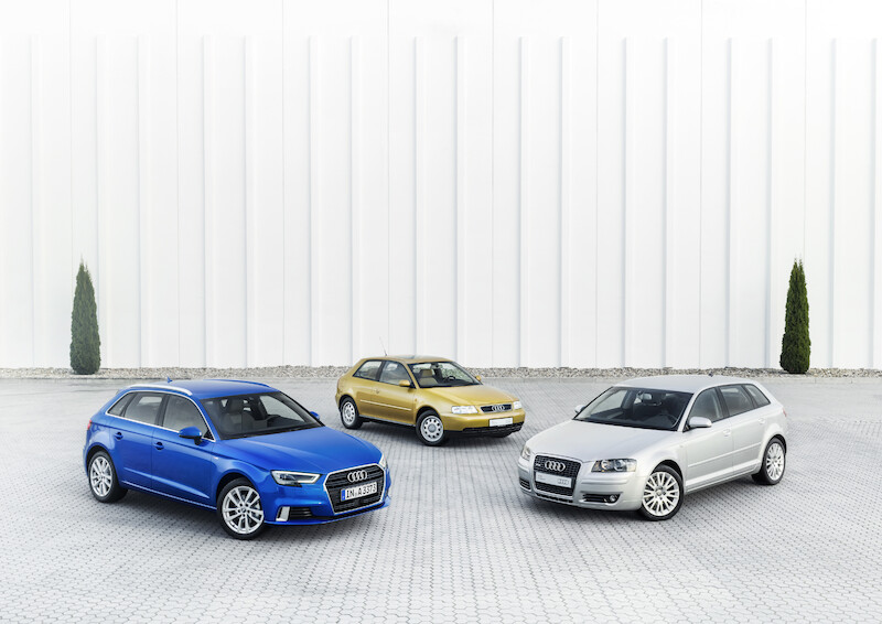 Przebojowe Audi A3: dwie dekady, trzy generacje