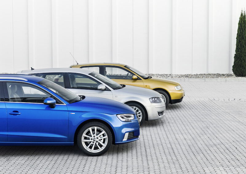 Przebojowe Audi A3: dwie dekady, trzy generacje