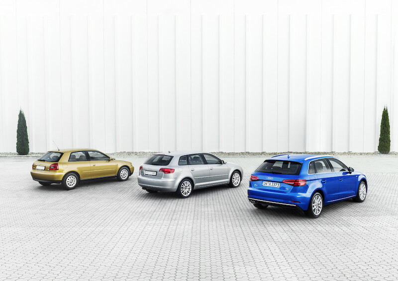 Przebojowe Audi A3: dwie dekady, trzy generacje