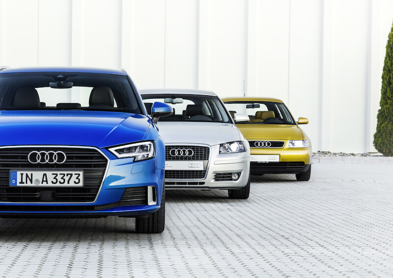Przebojowe Audi A3: dwie dekady, trzy generacje
