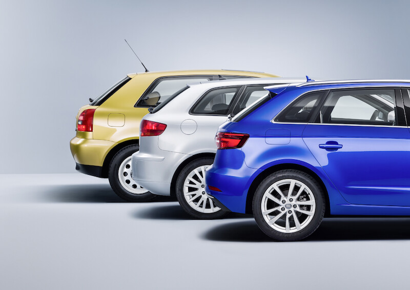 Przebojowe Audi A3: dwie dekady, trzy generacje