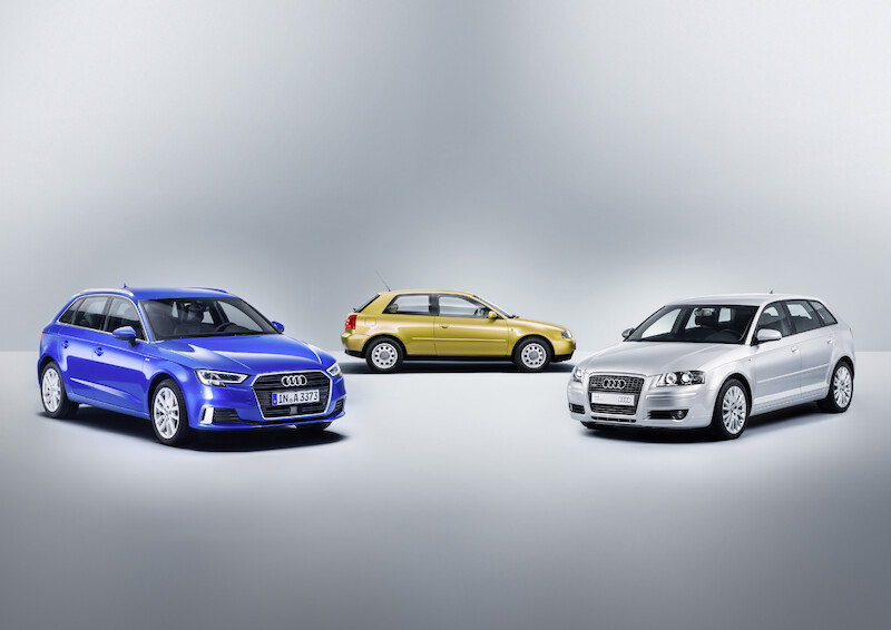Przebojowe Audi A3: dwie dekady, trzy generacje