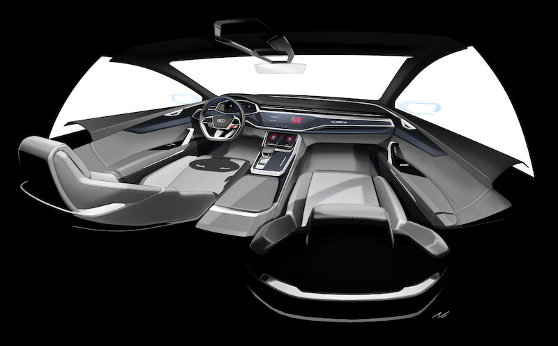 Luksusowy SUV w stylu coupé: Audi Q8 concept