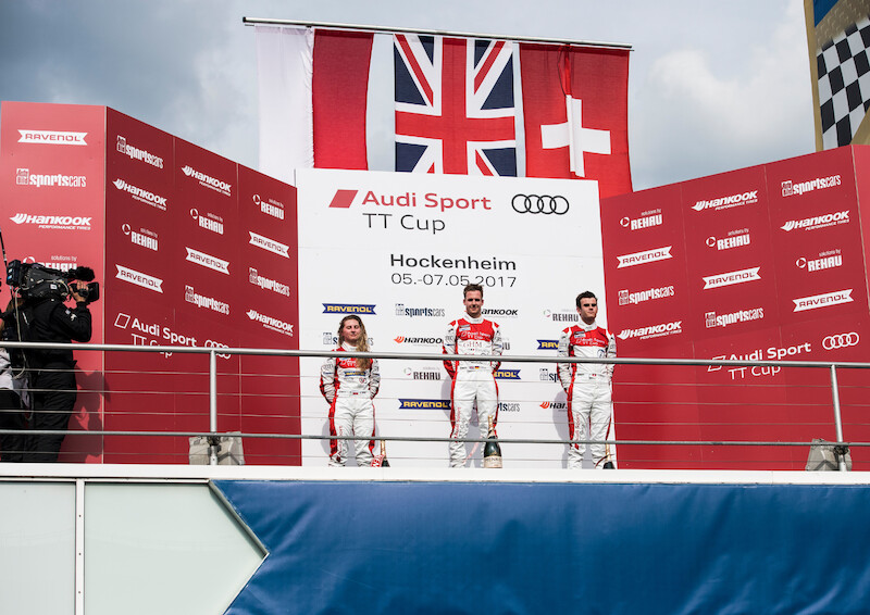 Philip Ellis zwycięża w obu wyścigach pucharu Audi Sport TT Cup