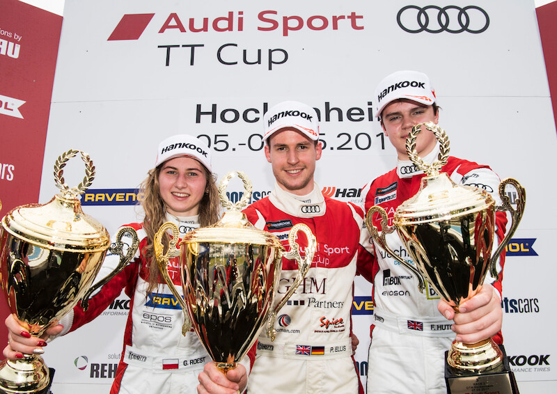 Philip Ellis zwycięża w obu wyścigach pucharu Audi Sport TT Cup