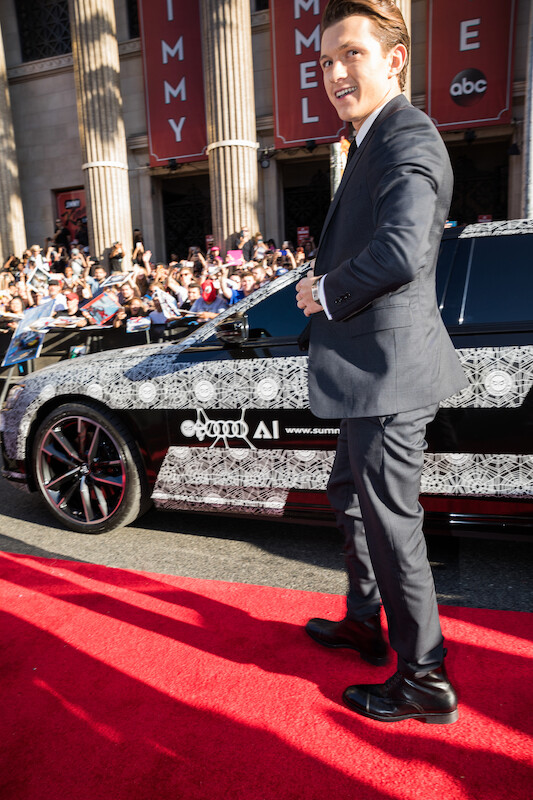 Zamaskowane Audi A8 niespodziewanym gościem premiery filmu 