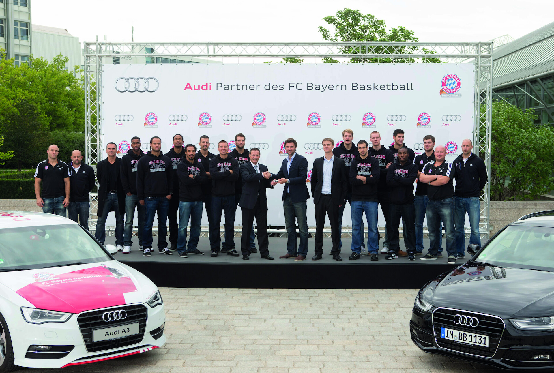 Koszykarze FC Bayern z wizytą w Audi
