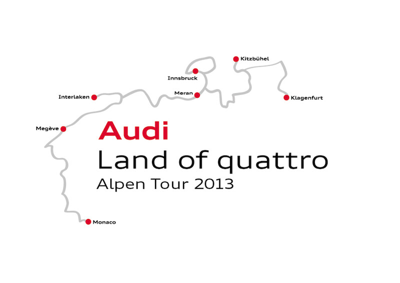 Rajd Audi Land of quattro Alpen Tour 2013
