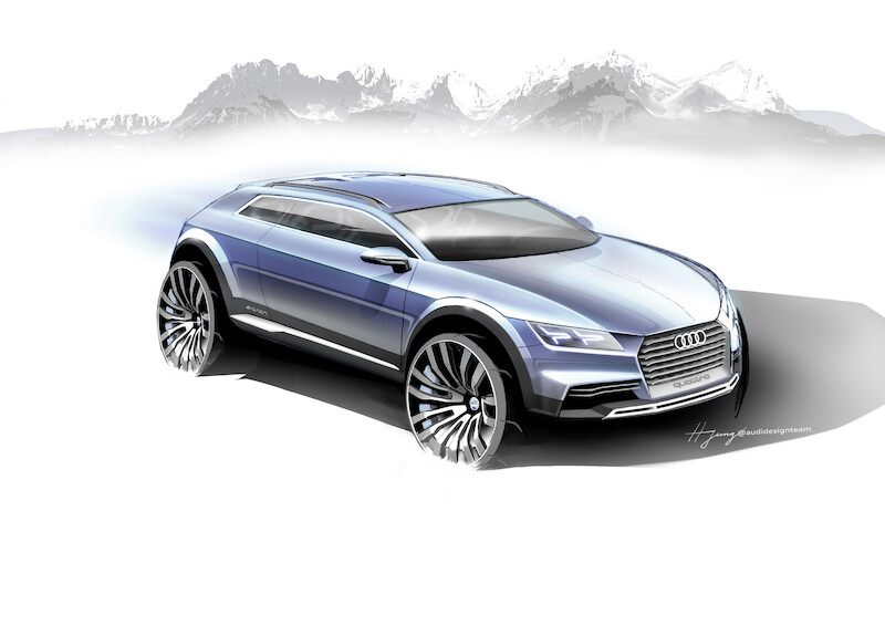 Nowe koncepcyjne Audi - kompaktowy samochód sportowy o nowatorskim wyglądzie