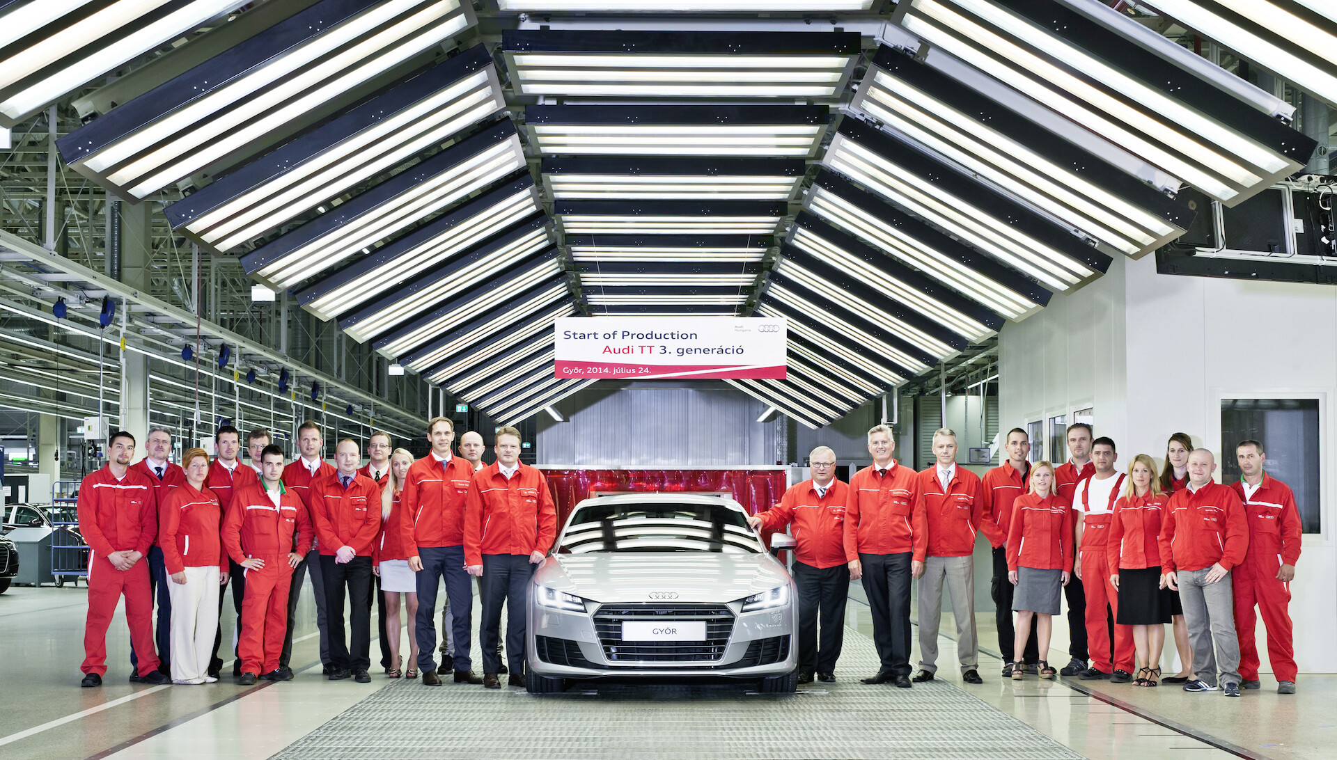 Audi Hungaria: start produkcji nowego Audi TT Coupé