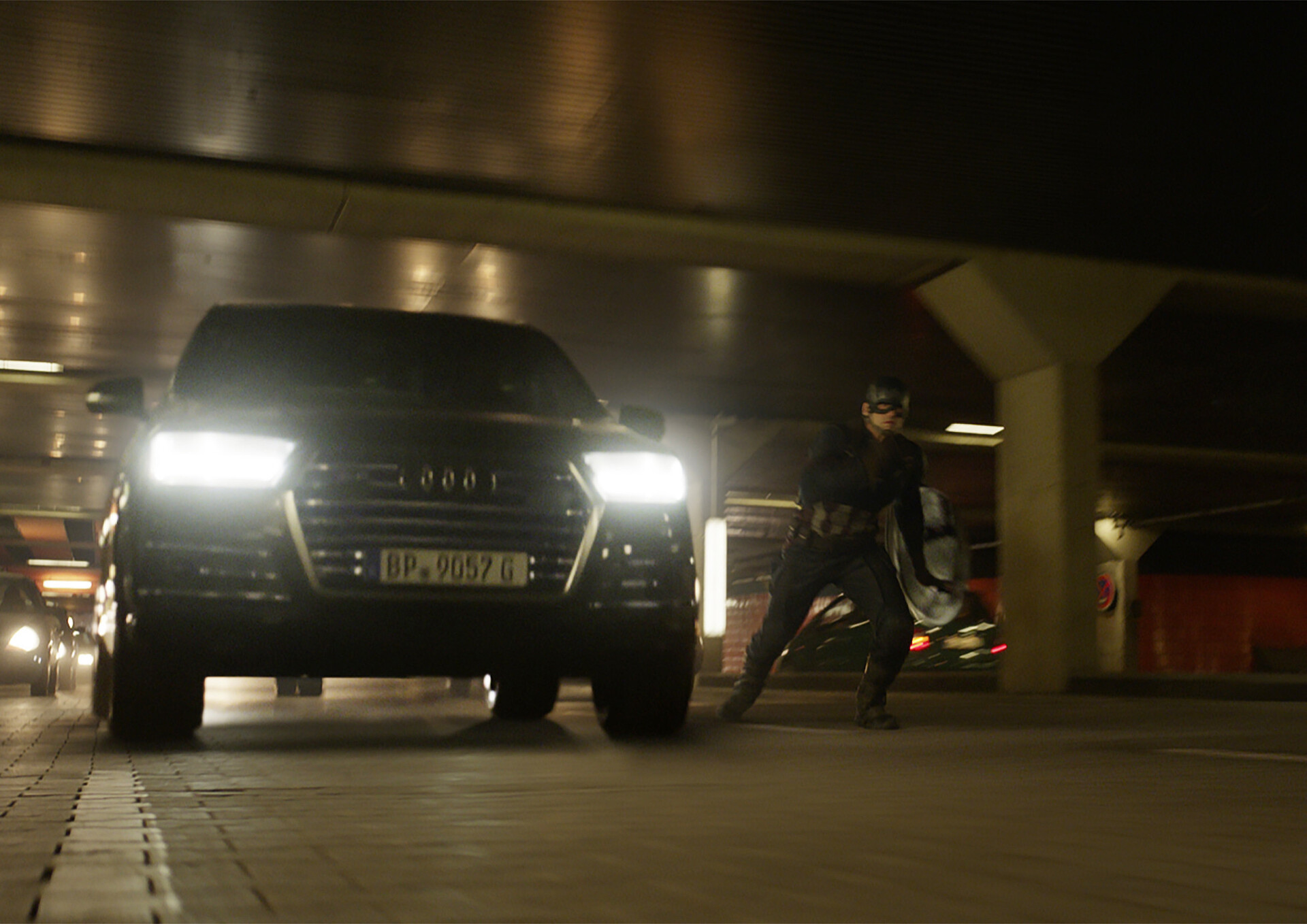 "Kapitan Ameryka" za kierownicą Audi SQ7