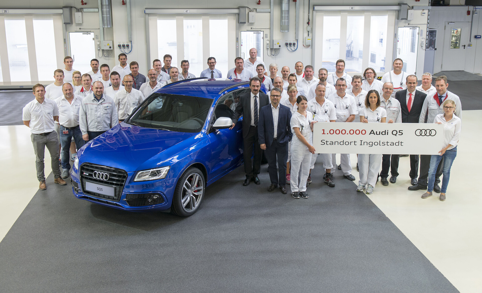 Skazany na sukces: milionowy egzemplarz Audi Q5 wyjeżdża z fabryki w Ingolstadt