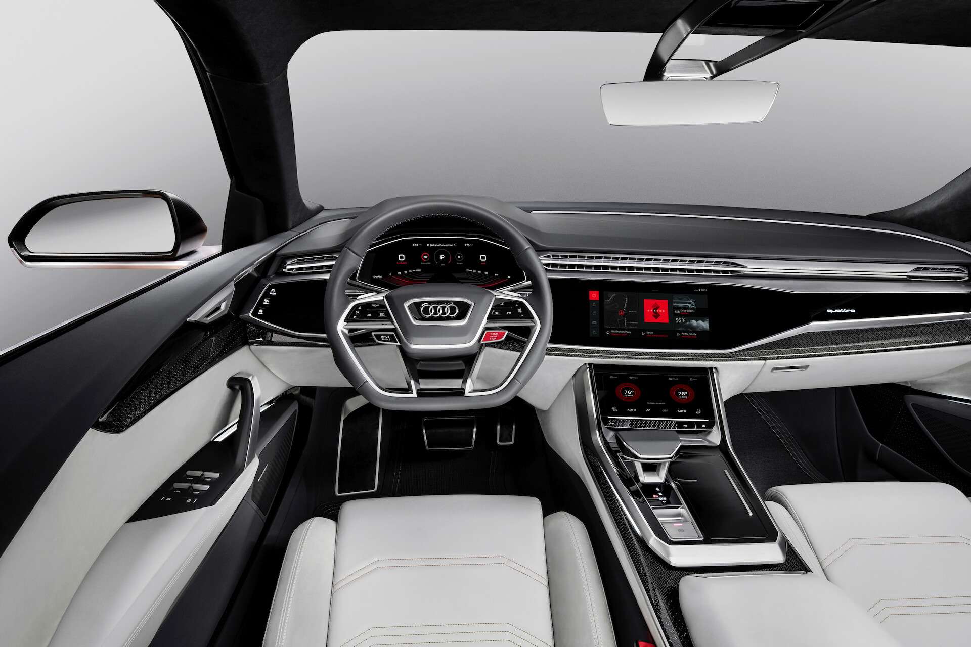 Audi przedstawia system operacyjny Android zintegrowany z modelem Audi Q8 sport concept