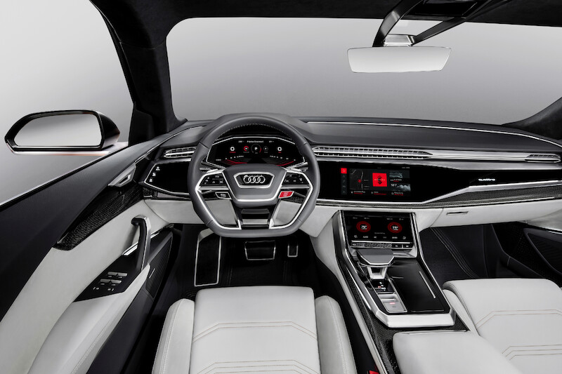 Audi przedstawia system operacyjny Android zintegrowany z modelem Audi Q8 sport concept