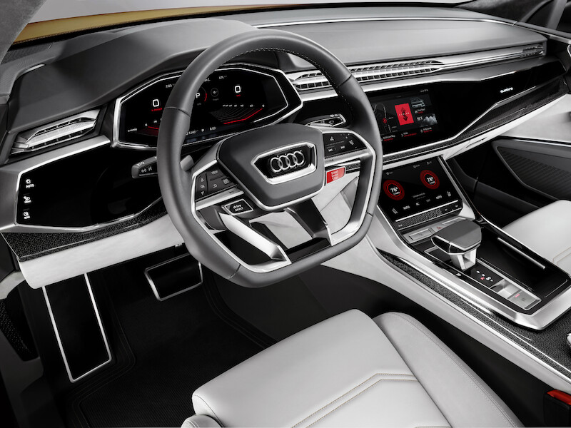 Audi przedstawia system operacyjny Android zintegrowany z modelem Audi Q8 sport concept