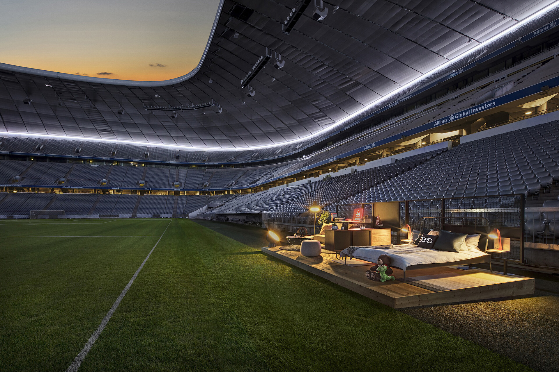 Podczas rozgrywek Audi Cup 2017, Audi i Airbnb przekształcą stadion w prawdziwy dom
