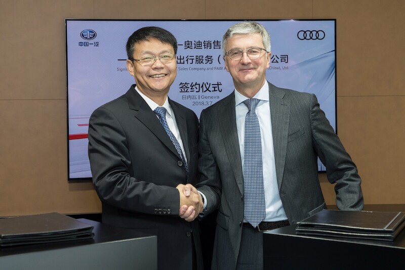 Audi restrukturyzuje wspólne z FAW przedsięwzięcia w Chinach