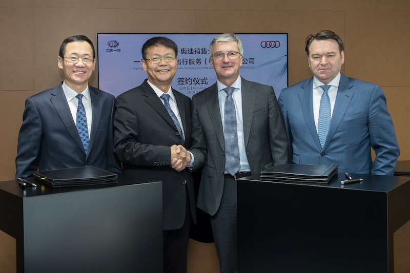 Audi restrukturyzuje wspólne z FAW przedsięwzięcia w Chinach