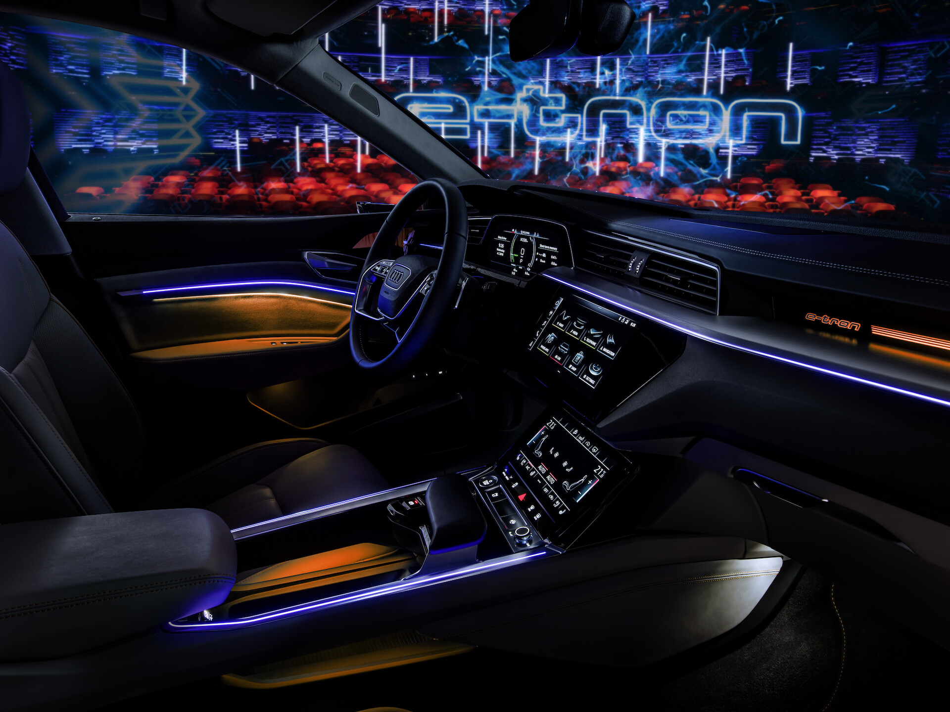 Pełen relaks: Audi e-tron na wielkiej scenie