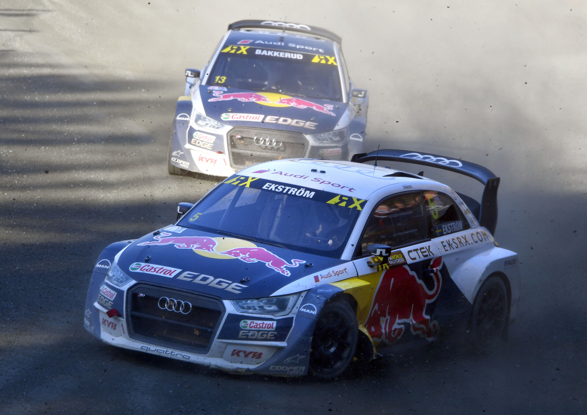 Mattias Ekström i Andreas Bakkerud na podium kolejnej rundy World RX