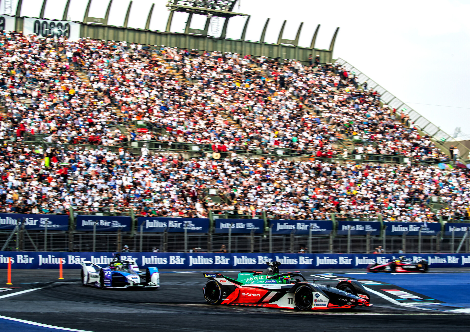 Burzliwy dla Audi dzień wyścigu Formuły E w Meksyku