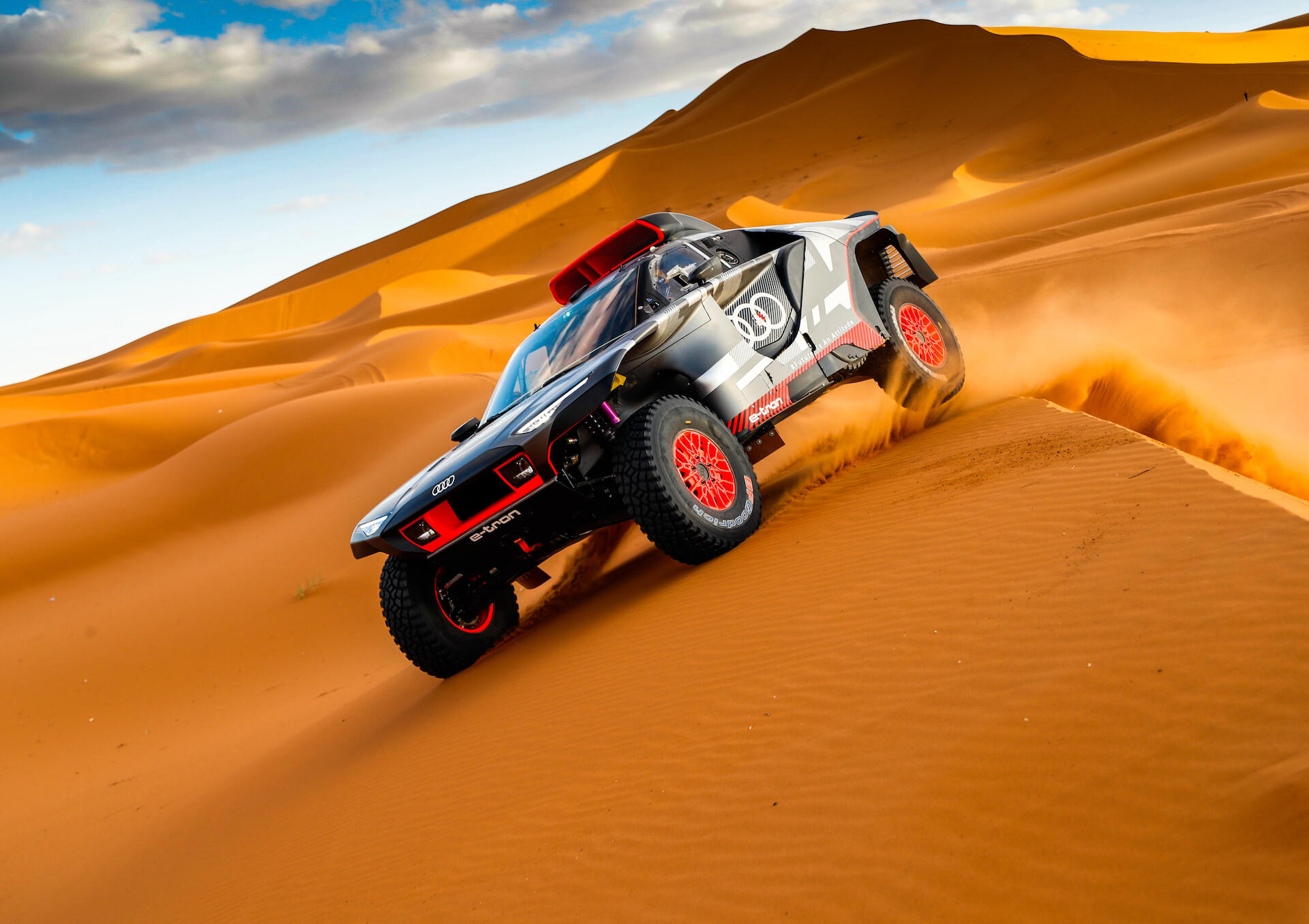Do granic możliwości: kolejne testy Audi RS Q e-tron w Maroko przed Rajdem Dakar