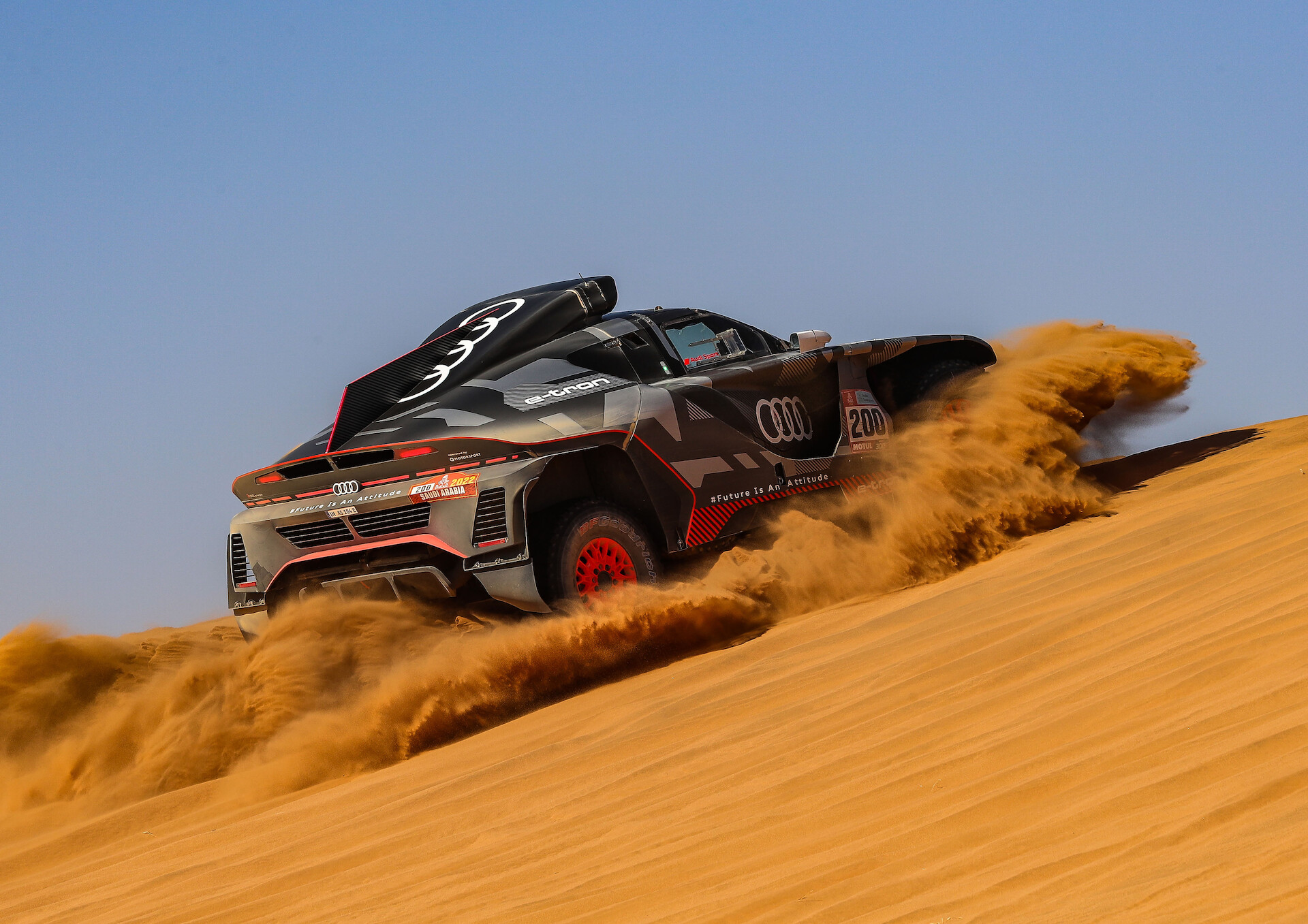 Kolejne wyzwanie przed Audi RS Q e-tron: pustynny Rajd Abu Dhabi