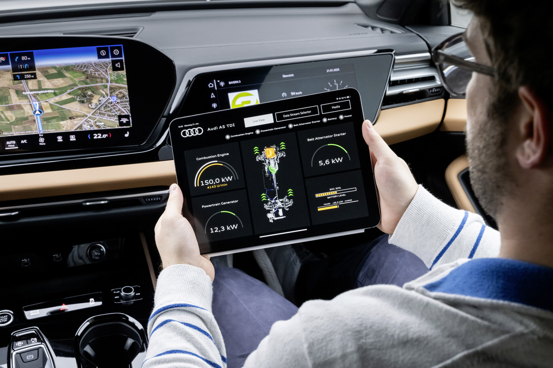 MHEV plus: następna generacja napędu hybrydowego w Audi 