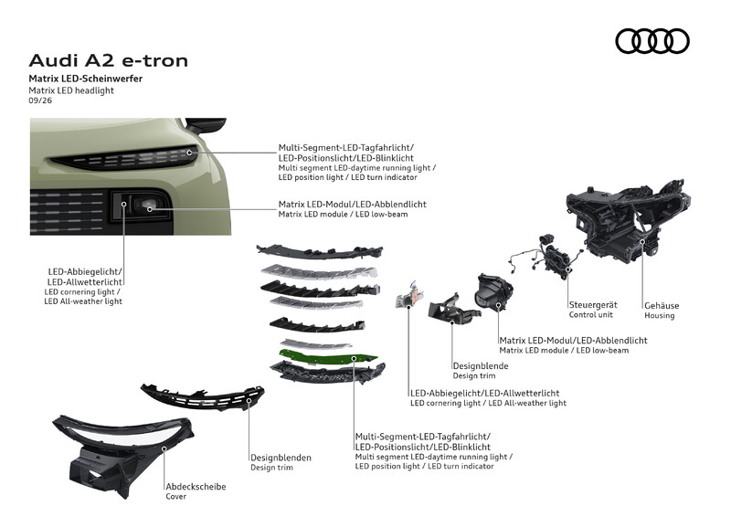 Elektryczny, kompaktowy, efektywny: Audi A2 e-tron