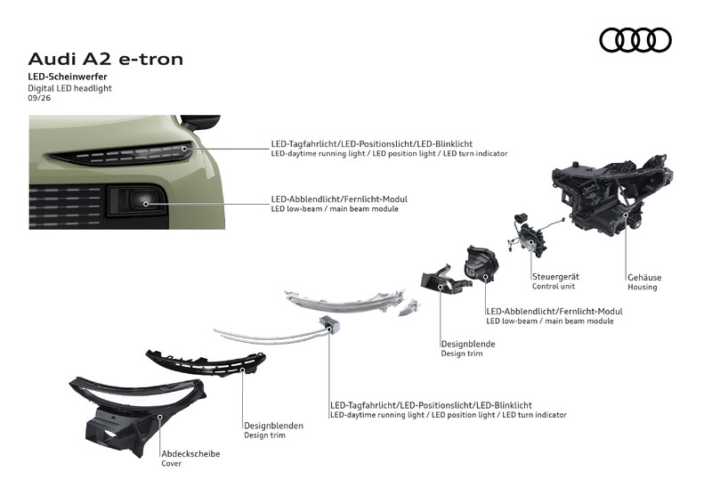 Elektryczny, kompaktowy, efektywny: Audi A2 e-tron