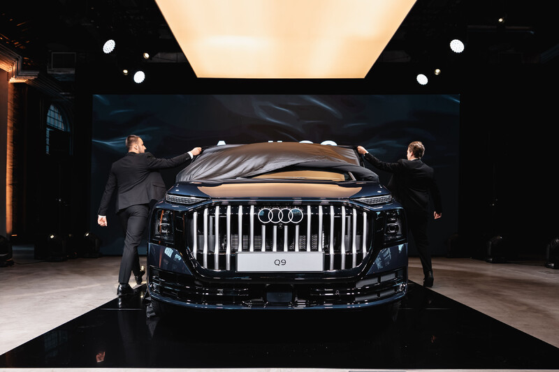 Audi Q9 po raz pierwszy w Polsce. Flagowy SUV Audi zadebiutował w Warszawie