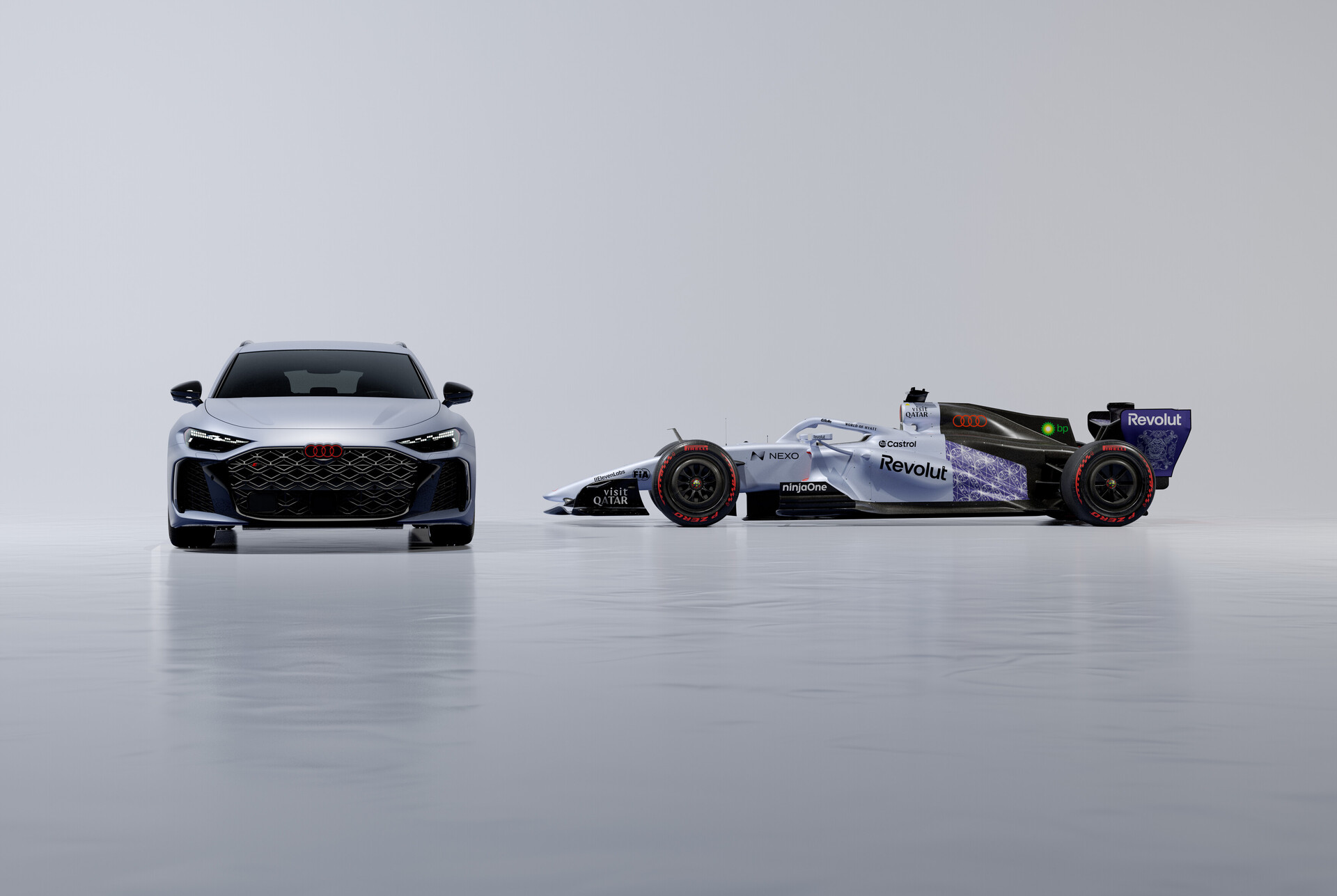 Nowe Audi RS 5 na wielkiej scenie podczas Grand Prix Formuły 1 w Singapurze