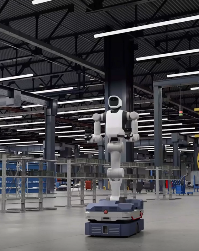Audi i Agile Robots wprowadzają roboty humanoidalne do logistyki motoryzacyjnej. Projekt wspierają Dassault Systèmes i NVIDIA